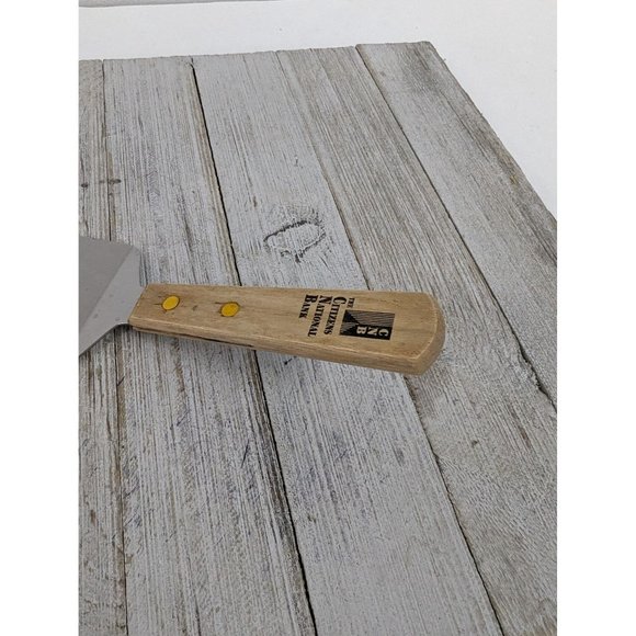 Stainless Steel Pie Spatula Server 9 1/2" Wood Handle - Picture 3 of 6